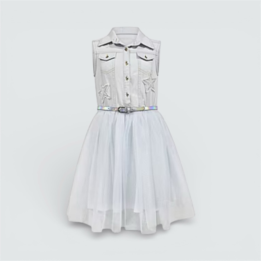 Lilt Big Kid Girls Sleeveless Tutu Dress